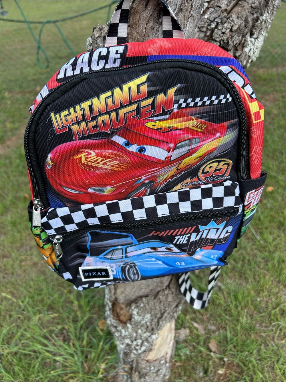 Disney Pixar Cars Backpack | Lightning McQueen Kids School Bag